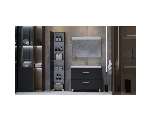 Пенал напольный графит L/R Velvex Orlando pnORL.190-232