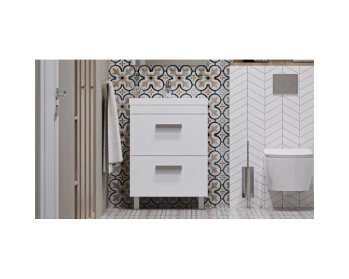 Тумба белый матовый 59,5 см Velvex Orlando tnORL.60-211