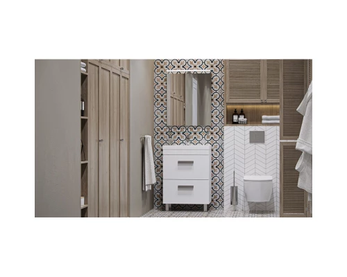 Тумба белый матовый 59,5 см Velvex Orlando tnORL.60-211