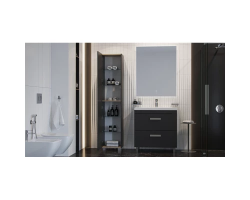 Тумба графит 79,9 см Velvex Orlando tnORL.80-232