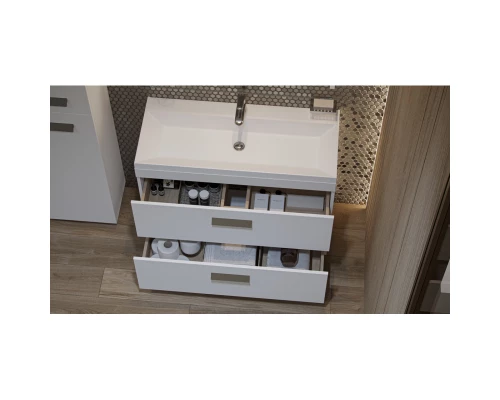 Тумба белый матовый 99,7 см Velvex Orlando tnORL.100-211