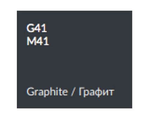 Зеркальный шкаф 120x75 см графит глянец Verona Susan SU610G41