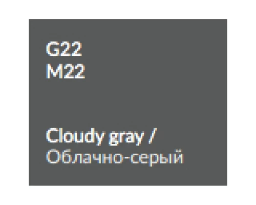Зеркальный шкаф 65x75 см облачно-серый глянец Verona Susan SU601RG22