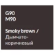 Зеркальный шкаф 75x75 см дымчато-коричневый глянец Verona Susan SU602LG90