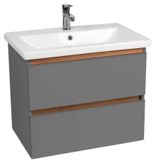 Тумба графит/дуб вотан 65,6 см Viant Мальта VMAL70COG-T2YP