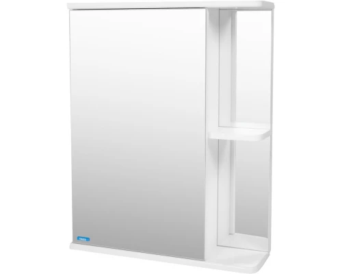 Зеркальный шкаф 55x70 см белый L Viant Париж VPAR55-ZSHL