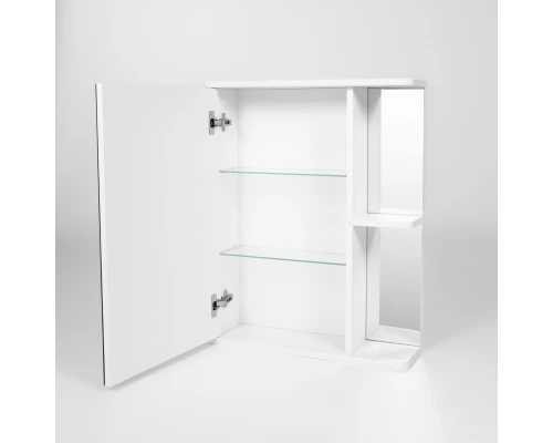 Зеркальный шкаф 55x70 см белый L Viant Париж VPAR55-ZSHL