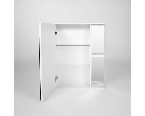 Зеркальный шкаф 55x70 см белый L Viant Париж VPAR55-ZSHL