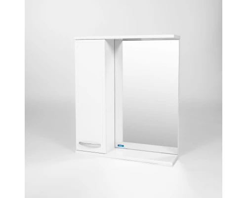 Зеркальный шкаф 60x70 см белый L Viant Милан VMIL60-ZSHL