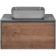 Тумба дуб табачный/бетон 80 см Vincea Mesa VMC-2MS800TB