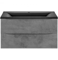 Тумба с раковиной бетон 90 см Vincea Mia VMC-2MA900BT + VCB-3M900B