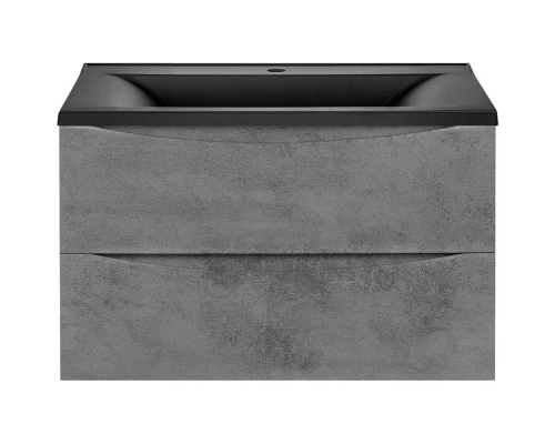 Тумба с раковиной бетон 80 см Vincea Mia VMC-2MA800BT + VCB-3M800B