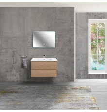 Комплект мебели натуральный дуб 81,5 см Vincea Gio VMC-2G800NO + VBS-13980 + VLM-2I800