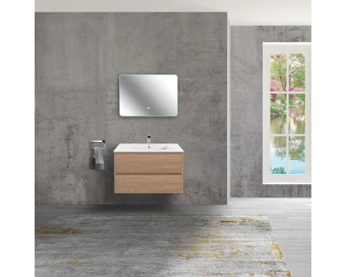 Комплект мебели натуральный дуб 81,5 см Vincea Gio VMC-2G800NO + VBS-13980 + VLM-2I800