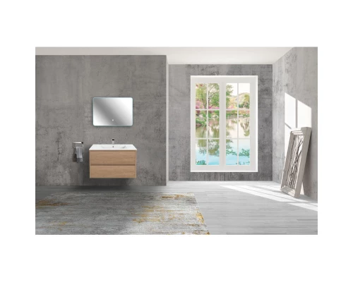 Комплект мебели натуральный дуб 81,5 см Vincea Gio VMC-2G800NO + VBS-13980 + VLM-2I800