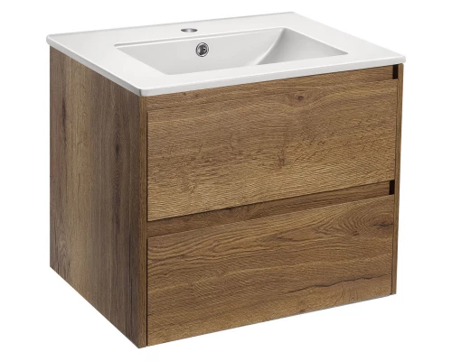 Комплект мебели натуральный дуб 61,5 см Vincea Gio VMC-2G600TO + VBS-13960 + VLM-2B600