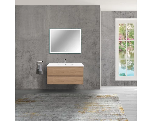 Комплект мебели натуральный дуб 101,5 см Vincea Gio VMC-2G100NO + VBS-13100 + VLM-2B100