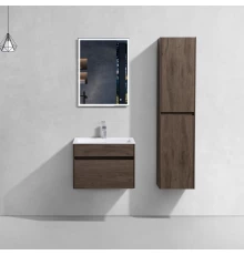 Комплект мебели темный дуб 60 см Vincea Chiara VMC-2C600RO + VCB-13600W + VLM-3VN600