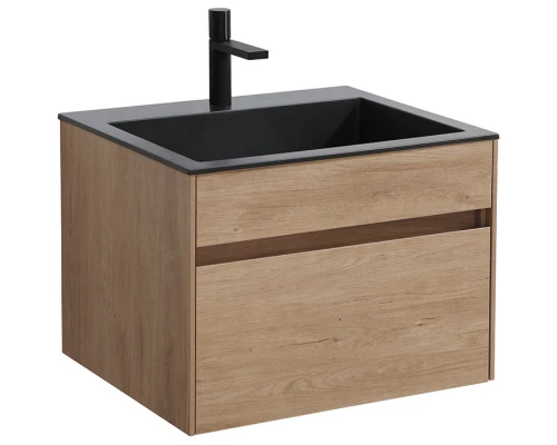 Комплект мебели натуральный дуб 60 см Vincea Chiara VMC-2C600NO + VCB-13600B + VLM-3VN600