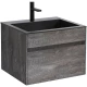 Тумба с раковиной серый камень 60 см Vincea Chiara VMC-2C600GS + VCB-13600B