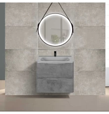 Комплект мебели бетон 59,4 см Vincea Paola VMC-2P600BT + VCB-2VP600G + VLM-2N700+