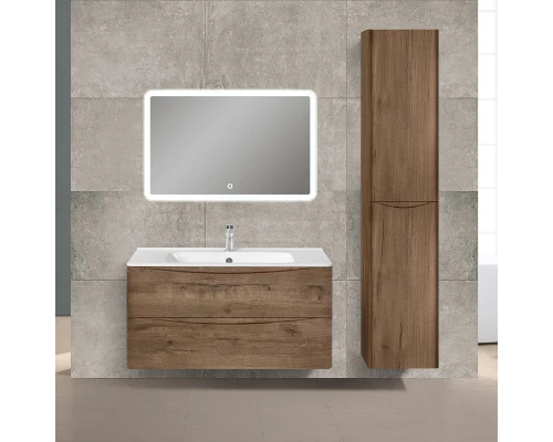 Тумба с раковиной дуб винтаж 100 см Vincea Paola VMC-2P100VO + VCB-2VP100W