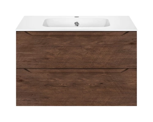 Комплект мебели темный дуб 81 см Vincea Norma VMC-2N800RW + VCB-2N800W + VLM-2B800