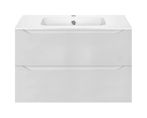 Комплект мебели белый глянец 81 см Vincea Norma VMC-2N800GW + VCB-2N800W + VLM-2B800