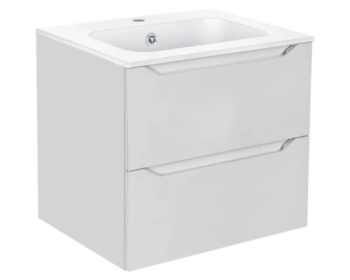 Комплект мебели белый глянец 61 см Vincea Norma VMC-2N600GW + VCB-2N600W + VLM-2J600