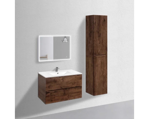 Комплект мебели темный дуб 91,5 см Vincea Mia VMC-2MC900RW + VBS-13990 + VLM-3VN800