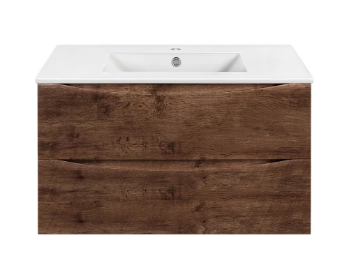 Комплект мебели темный дуб 91,5 см Vincea Mia VMC-2MC900RW + VBS-13990 + VLM-3VN800