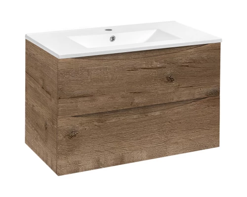 Комплект мебели дуб винтаж 81,5 см Vincea Mia VMC-2MC800VO + VBS-13980 + VLM-3VN800