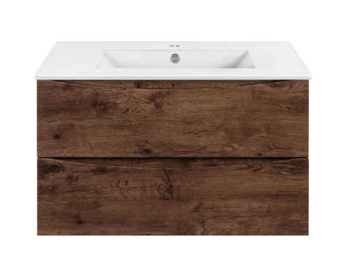 Комплект мебели темный дуб 81,5 см Vincea Mia VMC-2MC800RW + VBS-13980 + VLM-3VN800