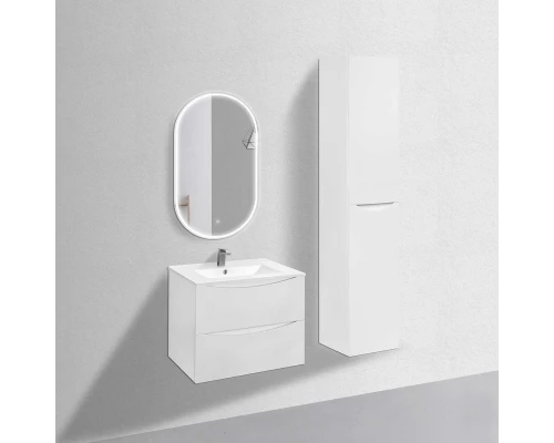 Тумба с раковиной белый глянец 71,5 см Vincea Mia VMC-2MC700GW + VBS-13970