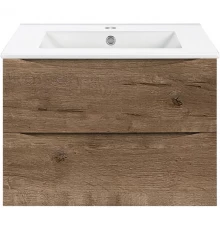 Тумба с раковиной дуб винтаж 61,5 см Vincea Mia VMC-2MC600VO + VBS-13960