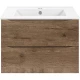 Тумба с раковиной дуб винтаж 61,5 см Vincea Mia VMC-2MC600VO + VBS-13960
