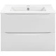Комплект мебели белый глянец 61,5 см Vincea Mia VMC-2MC600GW + VBS-13960 + VLM-2B600