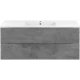 Тумба с раковиной бетон 121,5 см Vincea Mia VMC-2MC120BT + VBS-13120