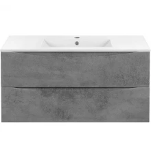 Тумба с раковиной бетон 101,5 см Vincea Mia VMC-2MC100BT + VBS-13100