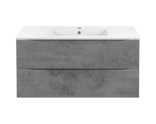 Тумба с раковиной бетон 101,5 см Vincea Mia VMC-2MC100BT + VBS-13100