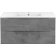Тумба с раковиной бетон 101,5 см Vincea Mia VMC-2MC100BT + VBS-13100