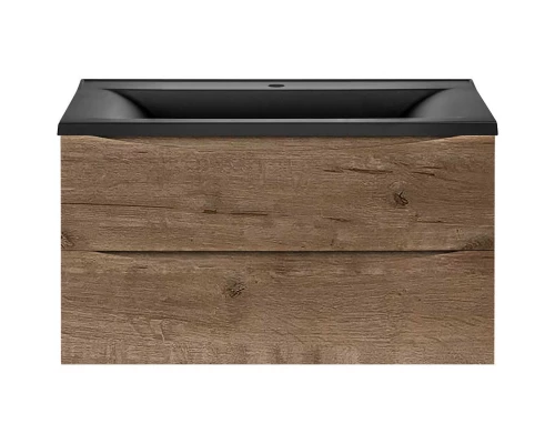 Тумба с раковиной дуб винтаж 90 см Vincea Mia VMC-2MA900VO + VCB-3M900B