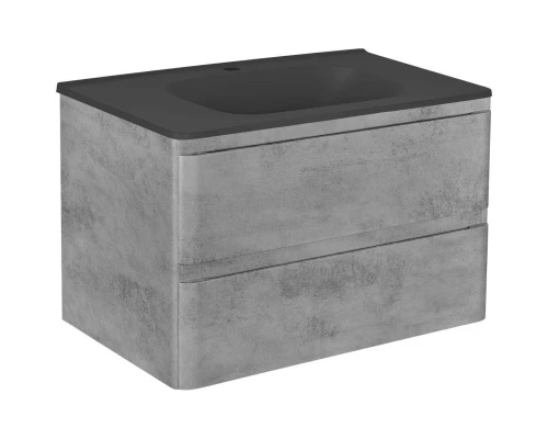 Комплект мебели бетон 79,4 см Vincea Vico VMC-2V800BT + VCB-2VP800B + VLM-2N700+