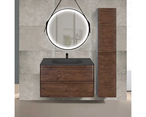 Комплект мебели темный дуб 79,4 см Vincea Vico VMC-2V800RW + VCB-2VP800B + VLM-2N700+