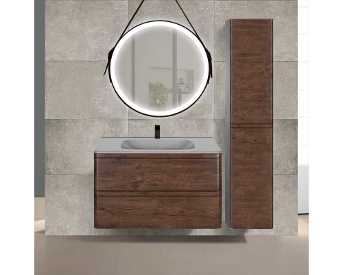 Тумба с раковиной темный дуб 79,4 см Vincea Vico VMC-2V800RW + VCB-2VP800G