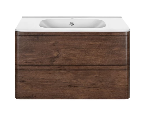 Комплект мебели темный дуб 79,4 см Vincea Vico VMC-2V800RW + VCB-2VP800W + VLM-2A800