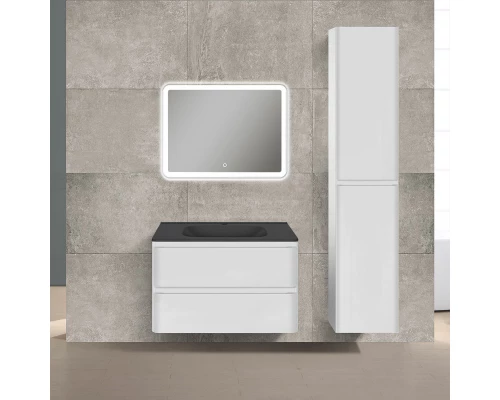 Комплект мебели белый глянец 79,4 см Vincea Vico VMC-2V800GW + VCB-2VP800B + VLM-2A800