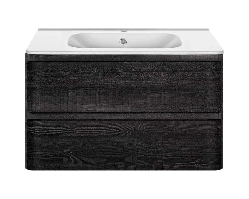 Комплект мебели черное дерево 79,4 см Vincea Vico VMC-2V800CN + VCB-2VP800W + VLM-3MA800