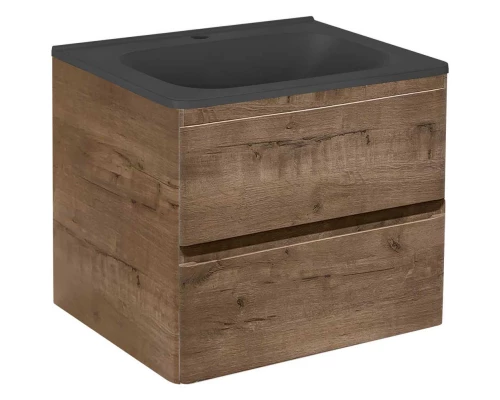 Комплект мебели дуб винтаж 59,4 см Vincea Vico VMC-2V600VO + VCB-2VP600B + VLM-2N600+