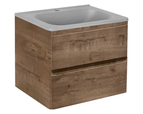 Тумба с раковиной дуб винтаж 59,4 см Vincea Vico VMC-2V600VO + VCB-2VP600G